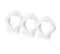 Wall Mount Bracket Stand Holder for Linksys Velop Tri-band Whole Home WiFi Mesh System, White 3 Pack