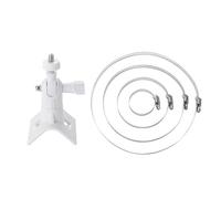 Wall Mount Bracket with Loop Stainless Steel Pole Mount Adapter for CCTV Security Camera Indoor Outdoor Wide Angle Camera Bracket Comprehensive