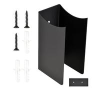 Wall Mount Broom Holder | Garden Tool Storage | Metal Mop Hanger - For Kitchen, Laundry Room, Apartment, Basement, Outdoor Space, Garden, Patio Tr