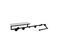 Wall Mount Coat Rack Black Hat and Coat Wall Mount Rack - Metal Wall Coat Rack for Robes, Bags, Keys, and Towels - Bathroom Towel Hanger Organizer Wall Hook Rack(Small)