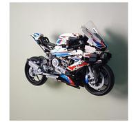 Wall mount compatible with Lego Technic BMW M 1000 RR 42130 | Display your model securely | Heavy Duty stainless steel | Bike NOT included