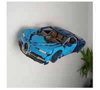 Wall mount compatible with Lego Technic Bugatti Chiron 42083 | Display your model securely | Heavy Duty stainless steel | Car NOT included