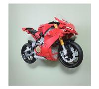 Wall mount compatible with Lego Technic Ducati Panigale V4 S 42202 | Display your model securely | Heavy Duty stainless steel | Bike NOT included