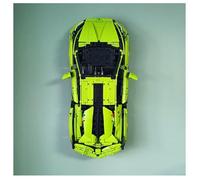 Wall mount compatible with Lego Technic Lamborghini Sian 42115 | Display your model securely | Heavy Duty stainless steel | Car NOT included