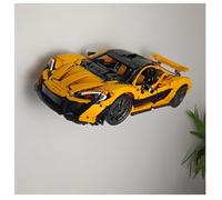 Wall mount compatible with Lego Technic McLaren P1 42172 | Display your model securely | Heavy Duty stainless steel | Car NOT included