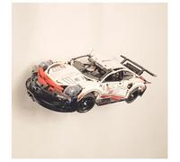 Wall mount compatible with Lego Technic Porsche 911 RSR 42096 | Display your model securely | Heavy Duty stainless steel | Car NOT included