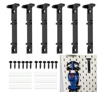 Wall Mount Compatible with Speed Champions Sets, Wall Bracket for Speed of Champions,Vertical Wall Mount for Brick Cars (6Packs)
