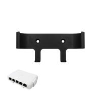 Wall Mount Compatible with Ubiquiti UniFi Switch Flex Mini (Black) | Made of durable plastic, available in white and black - wall mounted by 2 screws (not included)