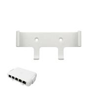 Wall Mount Compatible with Ubiquiti UniFi Switch Flex Mini (White) | Made of durable plastic, available in white and black - wall mounted by 2 screws (not included)