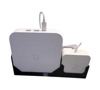 Wall Mount Compatible with UniFi Express 7 Gateway UX7 Ubiquiti (Black)