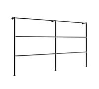 Wall Mount Curtain Display Stand, Multi-layer Scarf Fabrics Storage Rack for Exhibition Hall and Commercial Textile Retail Store