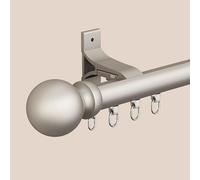 Wall Mount Curtain Rail Track System Single Curtain Rod With Mute Rollers Easy To Install For Bedroom/Office/Living Room/Hotel/Restaurant(Gold,5.2m/17.1ft)