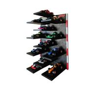 Wall Mount Display For 12 Mini F1 Brick Cars
