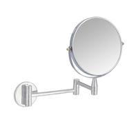 Wall Mount Dressing Table Mirror 1X/5X Magnification Round Chrome 15.2 L x 1.18