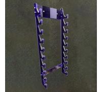 Wall Mount Drumsticks Display Holder - Displaying Lightsabers/Wands/Percussion Stick/Flute, Acrylic Drum Stick Rack for Drum Set, Hanging Drum Sticks Stand for 10 Pairs of Mallet(Purple)