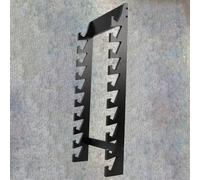 Wall Mount Drumsticks Display Holder - Displaying Lightsabers/Wands/Percussion Stick/Flute, Acrylic Drum Stick Rack for Drum Set, Hanging Drum Sticks Stand for 10 Pairs of Mallet(Black)