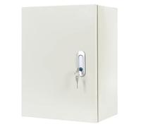 Wall-Mount Electrical Enclosure Box, Cold Rolled Steel Electric Cabinet, Lockable Junction Box for Home Power Distribution and Control Wiring(25x30cm)