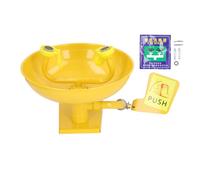 Wall Mount Emergency Eye Wash, Twin Spray Heads | Industrial Safety Station, Chemical Splash Protection, Ergonomic Quick Response Design, Compliance Ready Equipment