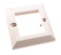 kenable Wall Mount Faceplate 85 x 85mm Bevelled Single Gang for 2 x Modules