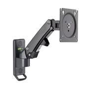 Wall Mount for 17 27 Inch LCD TV Gas Spring Adjustable Bracket Full Motion Tilt & Swivel TV Mount Compatible with NB F120 Matte Charcoal Finish