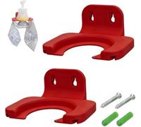 Wall Mount for Anti Choking Device, Upgrade Equipment Wall Mount with Holder, Emergency Storage Holder with Quick Release Design, Easy Installation Space-Saving for Home Office First Aid Kit，02#(2PCS)