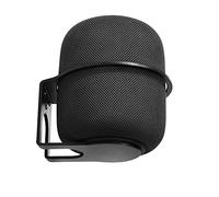 Wall Mount for Apple HomePod Speaker Holder Aluminum Alloy Hanger Bracket Space-Saving Stand For HomePod (Black)