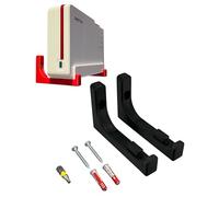 Wall Mount for AVM Fritz! FritzBox 5690 Pro Bracket with Mounting Material (Black + Torx)