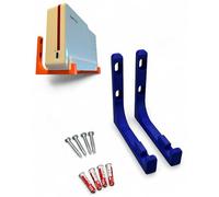 Wall Mount for AVM Fritz! FritzBox 5690 Pro Bracket with Mounting Material (Blue)