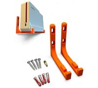 Wall Mount for AVM Fritz! FritzBox 5690 Pro Bracket with Mounting Material (Orange + Torx)