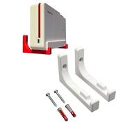 Wall Mount for AVM Fritz! FritzBox 5690 Pro Bracket with Mounting Material (White)