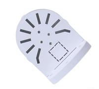 Wall Mount for Dome Camera, L-Shaped Bracket in White, ABS Plastic CCTV Junction Box for Indoor Outdoor Security Installation