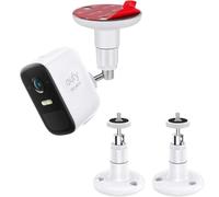Wall Mount for eufy Security Camera 2C/2C Pro, 2/2 Pro, 3C/S300, 3/S330, eufyCam SoloCam S220/C210, 360 Degree Adjustable Mount, Adhesive or Screw Mount - 2 Packs