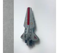 Wall Mount for Lego Venator-Class Republic Attack Cruiser 75441 | Secure Vertical Display Bracket | Space-Saving Starship Wall Display Stand