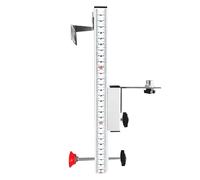 Wall Mount for Levels - Leveling Stand, Adjustable Height Bracket with Ladder for Carpentry Work Plumbing