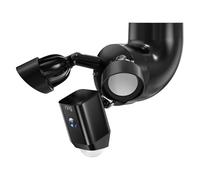 Wall Mount for Ring Floodlight Camera Wired Pro/Plus & Blink Wired Floodlight Camera, Adjustable Angle Eave Mount for Indoor/Outdoor Surveillance Cam, ABS Stable Protective Case Mount Holder - Black