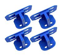 Wall Mount for Single Track Rails, Pack of 4 Hanging Presentation Holders, for Displaying Model Cars on Single Tracks, for Toy Cars, Trucks, Wall Shelf, Home, Bedroom