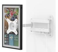 Wall Mount for TV Monitor, Folding Rotating TV Mounting Bracket | Compatible with Monitor VESA 100x100mm/75x75mm Most TVs Up to 33.1Ibs