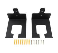 Wall Mount Garden Tool Storage Rack - Heavy Duty 3-Pack for Trimmers, Power Tools & Lawn Equipment, Stainless Steel with Rubber Pads, for Orange and Black