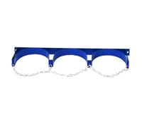 Wall Mount Gas Cylinder Storage Rack for 1/3/5/7/9 Tanks - Heavy Duty Steel Holder for Oxygen, Propane & Argon Tanks, Space Saving Workshop Organizer