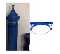 Wall Mount Gas Cylinder Storage Rack for 1/3/5/7/9 Tanks - Heavy Duty Steel Holder for Oxygen, Propane & Argon Tanks, Space Saving Workshop Organizer