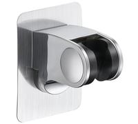 Wall Mount Handheld Shower Head Bracket No Drilling Required, Adjustable Angle Bathroom Shower Head Holder ABS Shower Head Mount for Bathroom Bidet Sprayer (Style1, no Drilling Required)