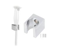 Wall Mount Handheld Shower Head Bracket with Screws Shower Head Holder Replacement Universal Handheld Copper Showerwand Spray Holder Wall Mount Bracket for Bathroom Bidet Sprayer