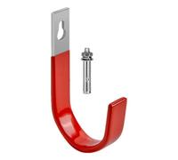 Wall Mount | Heavy Duty Hooks | Rust Resistant Water Hanger for Extra Security Storage of Extension Cords, Ropes