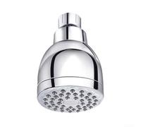 Wall Mount High Pressure Rain Shower Head for Low Pressure Bathrooms ABS Plastic Body with Multilayer Chrome Plating Finish (1pcs)
