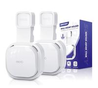Wall Mount Holder for eero 6 and 6+ Router Mesh Wi-Fi System - No Messy Wires, Space-Saving Outlet Wall Mount Holder for 6+ Extender, Stand Bracket (White-2pcs)