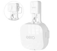 Wall Mount Holder for eero Pro 6e/Pro 6 Mesh Wi-Fi System, Relassy Outlet Wall Mount Stand Bracket Compatible with eero Pro 6e tri-Band Mesh, Wall Bracket for eero Pro 6 Extender Router Wire Organizer