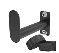 Wall Mount Hook - Utility Room Bracket, Iron Screw Bracket, Gym Accessory Hanger, Adjustable Hanging Band for Heavy Duty Mountable Frame and Drilling Wall Handle During
