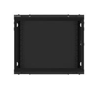 Wall-Mount Installation Cabinet 19' 9U 600x450mm Black