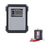 Wall Mount Key Storage Secret Box Organizer 4 Digit Combination Password Security Protection Code Lock Home Safe Deposit Box Quick-Access(Style 9)