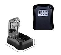 Wall Mount Key Storage Secret Box Organizer 4 Digit Combination Password Security Protection Code Lock Home Safe Deposit Box Quick-Access(Large Style 5)